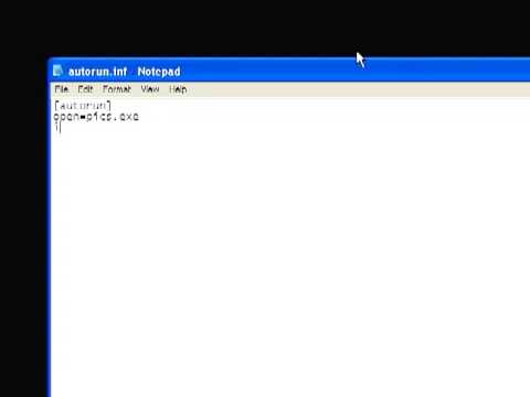 how to locate autorun.inf