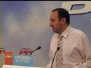 Pedro Sanz, presidente de La Rioja en RiojaForum, Logroño
