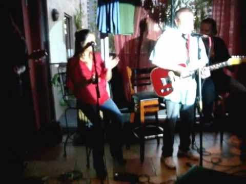 Schascle - Mack Doss sings his original hit song SPOOKY with Twinkle Schascle Yochim and her brother Tony LeClerc @ EAT HERE, Sarasota, Florida.. Lenny Brooks on guitar...