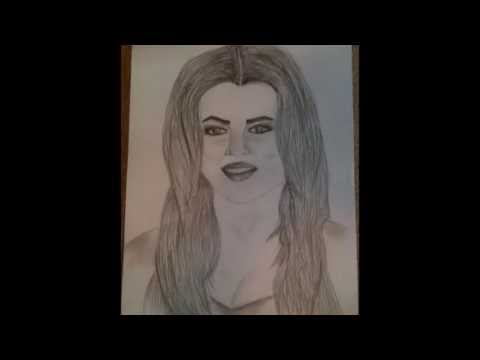 how to draw khloe kardashian