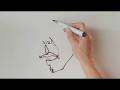 Continuous Line Contour Drawing Lesson