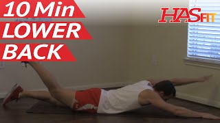 10 Minute Lower Back Workout - HASfit Lower Back Exercises - Strengthen Lower Back Workouts