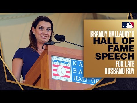 Video: Roy Halladay is inducted into the Hall of Fame