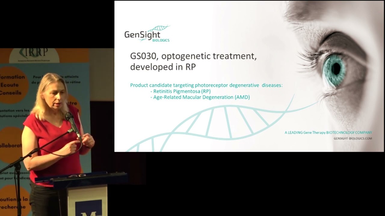 Intervention de Magali Taiel (Gensight Biologics) à la Conférence médicale de l'IRRP 2021