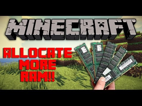 how to get more allocated memory in minecraft