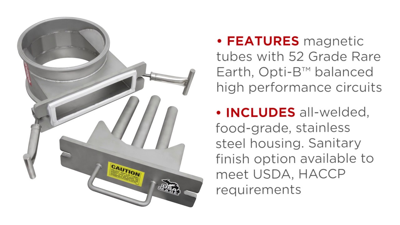 Round-shaped Drawer-in-Housing for Separation of Ferrous Metal Contaminants