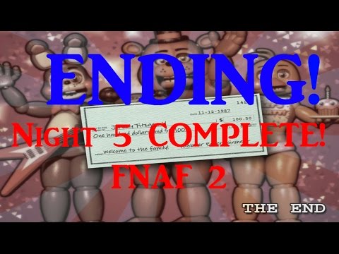 ENDING! Night 5 COMPLETE -Five Nights At Freddy's 2 (Bite of 1987?)