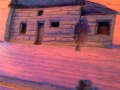 w/o paint or stain (landscape at sunset) -ED Vining ART- w/o paint or stain (landscape at sunset) -ED Vining ART-