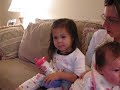 Joelle signing and Emelyn spewing