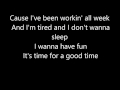 Good Time Alan Jackson Lyrics