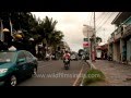 Blue taxis of Kuta Bali, Indonesia