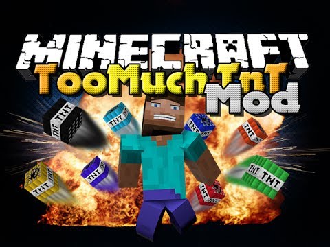 Minecraft Mod - Too Much TnT Mod - New TNT Types