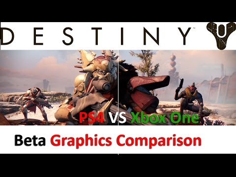 Destiny Graphics Comparison - PS4 Beta VS Xbox One Beta