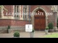 The E-learning Debate 2009 - Highlights