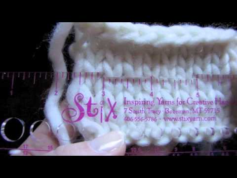 how to check gauge in knitting