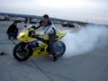 Suzuki GSX-R 600 burnout