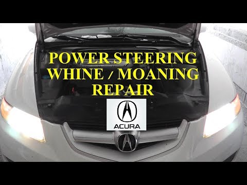 Acura TL Power Steering Pump Noisy Whining Moaning Fix HD