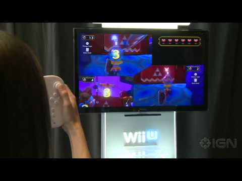 nintendo land e3 2012 - Audrey Drake plays us through a quick session of the Wii U's first Zelda outing. Subscribe to IGN's channel for reviews, news, and all things gaming: http://...
