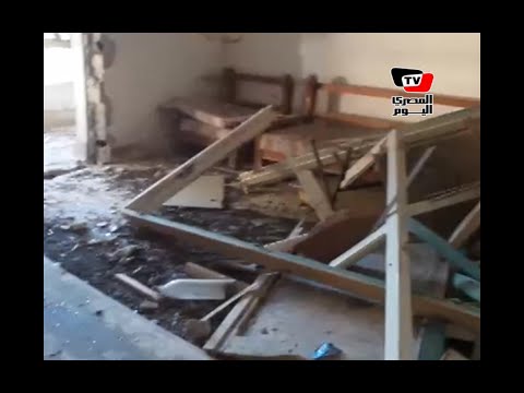 آثار هجوم العريش على المنازل.. ومواطن:«الضرب استمر ٦ ساعات»
