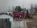 Trailer House on fire