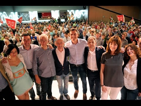 Mitin de Pedro Snchez en Bilbao. [Foto: Socialistas Vascos]