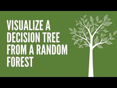 Visualize a Decision Tree from a Random Forest