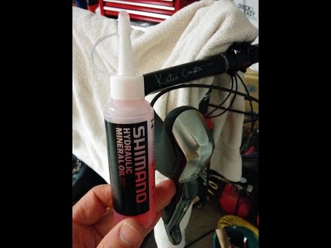 how to bleed shimano