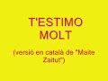 Lax'n'Busto - T'estimo molt