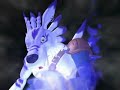 Garurumon super evolves to Were Garurumon Garurumon super evolves to Were Garurumon