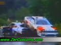 Toyota Celica WRC crash into a police car Toyota Celica WRC crash into a police car