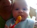 Baby Henry schmeckts...
