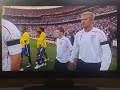 England v Brazil 1st June 2007 - Walking Out