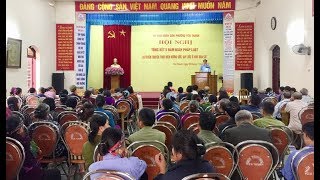 Phường Yên Thanh: Tổng kết 5 năm Ngày pháp luật Việt Nam