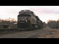 Norfolk Southern NS 118 Freight Train at Norcross, GA +GEVO