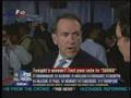 Mike Huckabee with Hannity and Colmes after the Debate