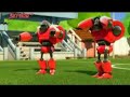 this weird looking frog thingie playing soccer and then running away from alien clones of himself.  weird....but cool, too!  i remember this song from Revenge of the Nerds.  maybe that's y i like the vid so much.  enjoy!