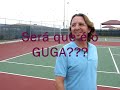 Partida de Tênis entre os homens da Comunidade Logos de Port Saint Lucie.