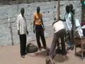 Newman College on Gambian TV and Tree Planting