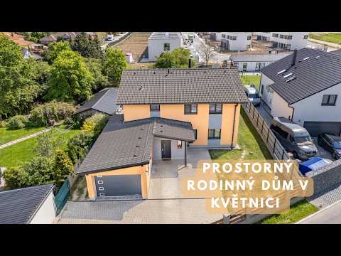Video Prostorný rodinný dům v Květnici nedaleko Prahy