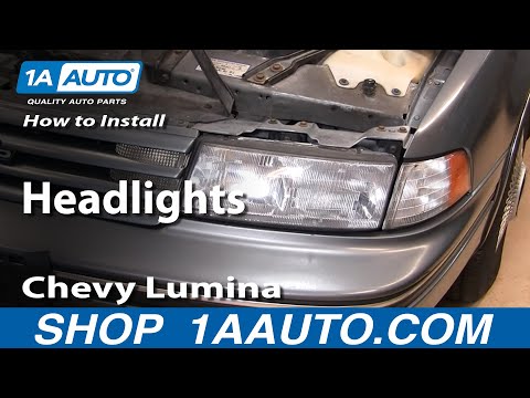 How To Install Replace Headlights Chevy Lumina 90-94 1AAuto.com