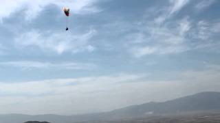 yamaç paraşütü koçarlı termik uçuşu