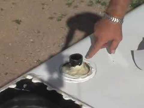 how to vent rv water tank