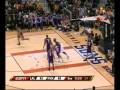 Shaq massive hop around Gasol dunk