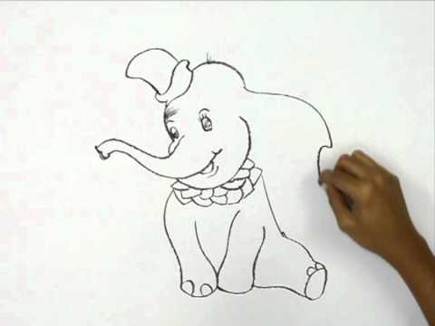 how to draw dumbo