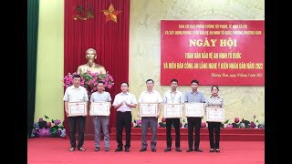 Ngày hội toàn dân bảo vệ an ninh Tổ quốc và diễn đàn công an lắng nghe ý kiến Nhân dân phường Phương Nam