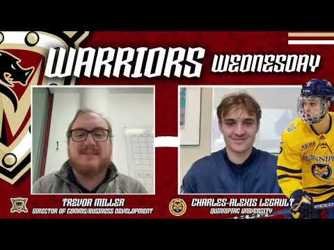Warriors Wednesday with Charles-Alexis Legault