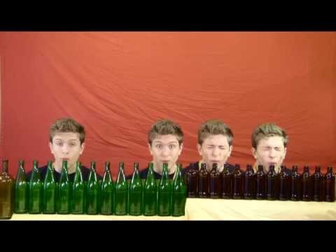 YouTube: interpreta sinfonía de Bach con botellas de cerveza