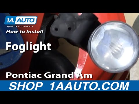 How To Install Replace Foglight Pontiac Grand Am 99-05 1AAuto.com