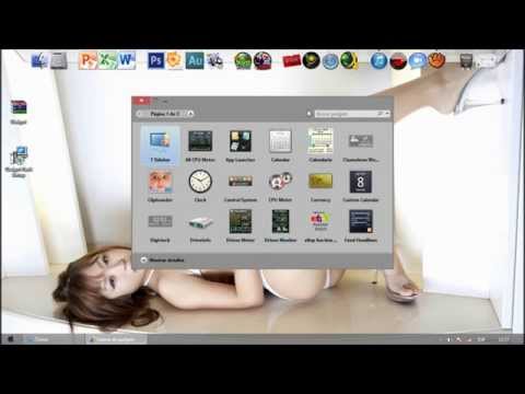how to gadgets on windows 8