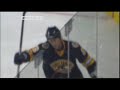 brendan witt vs milan lucic from the new york islanders at boston bruins game on nov 28, 2008.
via http://www.hockeyfights.com